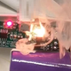 Here’s a photo captured by researchers at Xuanwu showing what a charging brick infected with BadPower can do to a connected device.
